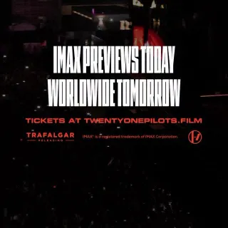 We had the honor of showing your movie early to fans in Los Angeles and Mexico City. More Than We Ever Imagined opens worldwide tomorrow. twentyonepilots.film