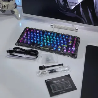 Extremer RGB-Glow! ✨ Unboxing: GravaStar K1 Lite Transparent Black (QWERTZ). Ein Neon-Meisterwerk! 🖤
.
.
#gravastar #gravastartastatur #mercuryk1lite #tastatur #gaimgkeyboard