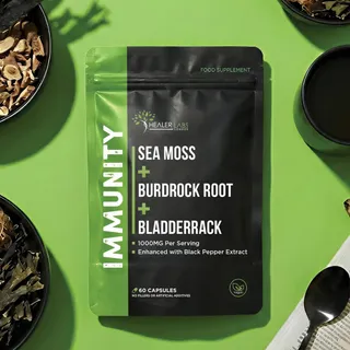 Our Sea Moss + Burdock Root + Bladderwrack complex is designed to support your body with powerful, nutrient-dense ingredients sourced from nature and refined through research.

✔️ 1000mg per serving
✔