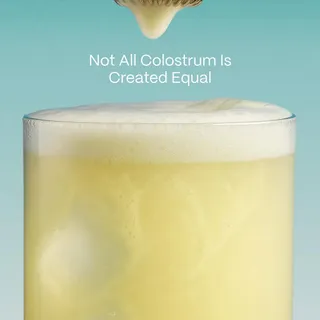 Not all colostrum is created equal.

Ours hits the standard we wish everyone followed:
• First-day milking, grass-fed
• ≥22% IgG (the bioactive you actually want)
• Made in the USA
• 3rd-party lab tes