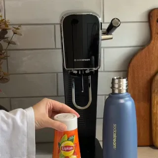 every Sodastream replaces thousands of single-use bottles, and with our fizz & go bottles, you can replace single-use plastic bottles when when out & about 

now available in 9 colours on Sodastream.c