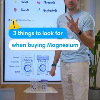 ⚠️ Watch out for these 3 things when buying Magnesium.

1️⃣ The magnesium type
Because of their good absorption, we would always pick: ⚡ Malate, 🧠 Threonate, 🫀 Taurate or 💤 Bisglycinate.

2️⃣ The supp