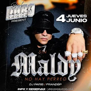 ¡¡Sin Maldy no hay perreo!! 🔥🔥🔥

El próximo 4 de junio, Shôko vibrará con una de las figuras que representa la verdadera esencia del reggaeton, @maldysociety ,uno de los integrantes de uno de los dúos