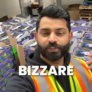IN THIS ECONOMY??? 

That's like giving away gold...

If you watched this and thought ""wtf??"" then follow us for more ABSURD stories - and check the link in our bio if you want these grapes delivere