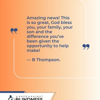 When we shared news about closing the final funding gap for the clinical trial, the responses poured in.

Many of them carried a common thread: faith.

Brandon T. wrote:

“All Glory Honor And Praise T