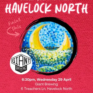 Havelock North, only 2 weeks to go!  Get tickets to create your own bold, Van Gogh–inspired masterpiece with vibrant yellows, blues, and playful brushstrokes. 

Our artists make our events super easy,