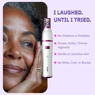 ✨ “I thought smooth, pain-free skin was impossible after 40.” ✨

If you’ve struggled with facial hair removal, I get it.
It’s hard to trust another product that promises the world and leaves you disap