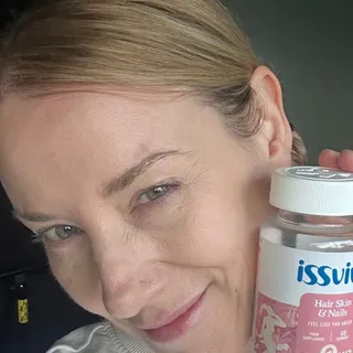 "I’ve been taking Issviva's Hair, Skin and Nails gummies for a few weeks now, and I’m honestly so impressed!

"I’ve seen a lovely difference in my skin - it’s clearer, smoother, and has a healthy glow