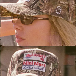 LONELY GHOST x Sunset Oil Ghosted Garments now available on our website + hats exclusively at @sunsetoilminimart