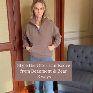 @hannahlouisamartin demonstrates how versatile our Otter Landscove Quarter Zip is to style! 🦦 

Whether it’s a casual lunch, a muddy dog walk or an extra layer at the gym - the Landscove will elevate 