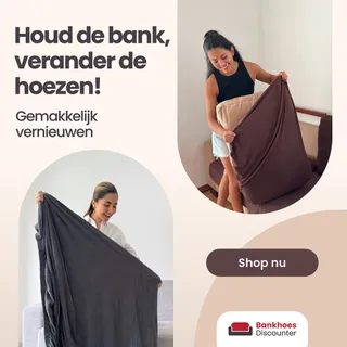 Houd de bank, verander de hoezen.
Gemakkelijk vernieuwen