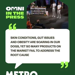 Omni in the Metro 📰🐾�⁠
⁠
We very much appreciate being featured in the @metro.co.uk - and this reminder that real pet wellbeing starts from the inside out, which is why Omni focuses on complete nutrit