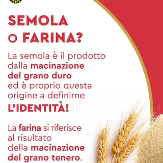 La farina fa i dolci. La semola fa carattere. 😎🍝
E quella di Armando è più grintosa, più proteica e crea una pasta che tiene la cottura per farti gustare piatti sempre al dente.
Il segreto? Solo grano
