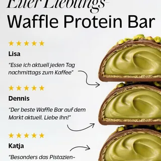 Das sagt ihr zu unserem Waffle Protein Bar Pistachio Cream 💚🌰💬

🚨 Aufgepasst:
🔥 Ab 75 € gibt’s GRATIS dazu:
👉 6er Box Waffle Protein Bar Pistachio Cream
ODER
👉 Protein Shake White Choco Pistachio (300