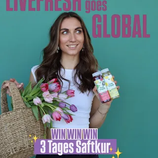 ✨ BIIIIG NEEEWS... LiveFresh goes GLOBAL und wir wollen euch direkt mitnehmen 🌎✨

Unser neuer Instagram Kanal @livefresh.global ist jetzt live und das wollen wir mit euch feiern und zwar mit einem GEW