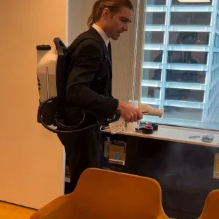 @jeremyfragrance testing out the Frozen Flamethrower™