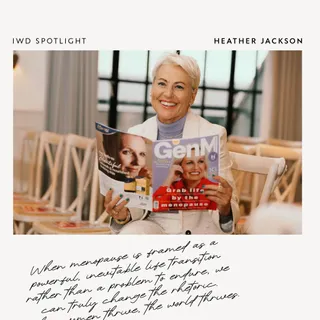 Meet @heatherjackson_01, the powerhouse founder of menopause organisation, @genm_official…

From waking up convinced she was having a heart attack – only to later learn it was a panic attack induced b