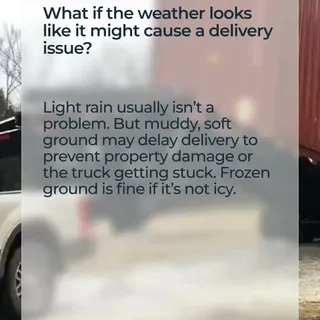 FAQ: What happens if bad weather delays my container delivery? ⛈️

Great question, and it happens more than you'd think.

Here's how we handle it:
→ We monitor weather along every delivery route
→ If 
