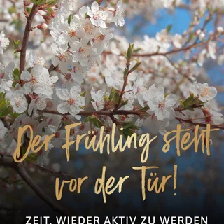 Der Frühling ist da und mit ihm die Lust, wieder aktiv zu werden!

Egal ob Spaziergänge in der Natur, Gartenarbeit oder Outdoor-Aktivitäten. Die wärmeren Tage laden dazu ein, das Leben draußen zu geni