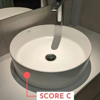 Looking for a durable and elegant bathroom sink for your Singapore BTO? 

Look no further than Zuhne’s SCORE Round Vessel Basin Sink. 

Crafted with a sleek 5mm razor rim and made from premium Fine Fi