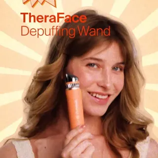Your glow just got sweeter. 🍑 Peach perfect and powered by science, the clinically proven TheraFace Depuffing Wand has entered its peach era, just in time for Mother’s Day.

Science-backed cold and he