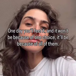 That’s the part most people miss ⬇️

No single decision feels that serious.

It’s just—

Skipping the water 💧

Staying up a little later 🛌

Choosing what’s easy 🍟

Saying “I’ll start tomorrow” ⏳

Noth