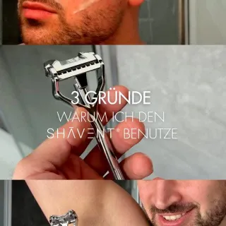 3 Gründe, warum immer mehr Menschen zu SHAVENT wechseln 👇
Eine Rasur, die sich besser anfühlt, langfristig Sinn macht und dich jahrelang begleitet.
Ein Upgrade, das du sofort merkst.

#shavent #shavin