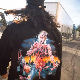 Excited to collab with @wearebraindead on a limited capsule that draws from the band’s most infamous visual eras, spanning their discography and referencing the likes of Eaten Back to Life, Butchered 
