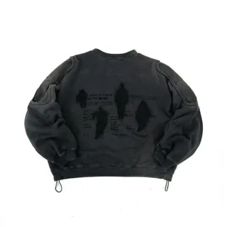 ENTITIES SWEATER
release variant

Inspired by BT’s in Hideo Kojima’s DEATH STRANDING. 

Made with 70/30 CVC Fleece, the sweater went through a garment dye process, spray effect, and vintage wash to cr