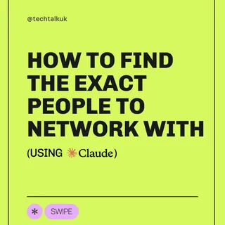 Most people don't struggle with networking. They struggle with who to message.⁠
⁠
The question I get asked the most is: "How do I actually find the right recruiter, hiring manager, or peers to reach o