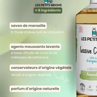 Savez-vous vraiment ce qu’il y a dans votre lessive ? 🤔

Chez nous, la transparence n’est pas une option : nous vous partageons la liste complète de nos ingrédients.
Ce n’est pas le cas des lessives c