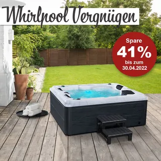 Im April sparst du für Deinen ganz eigenen Whirlpool ""Oasis"" satte 2500€! 🤩

Egal ob bei kalten oder angenehmen April-Temperaturen - entspanne den ganzen Monat über im beheizten Wasser und genieße d