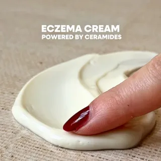 On our shelf always? Eczema Cream with Ceramides 🐮💙 

Colder weather doesn’t have to mean flare ups 👀 Packed with ceramides, antioxidants, and lipids, it’s supercharged to calm and support your skin b