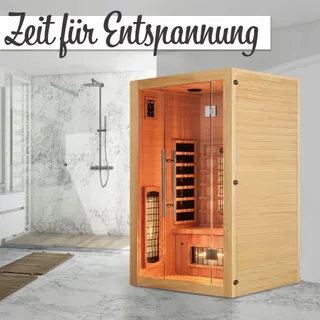 Spare in den nächsten 2 Wochen beim Kauf Deiner eigenen Infrarotkabine "Kiruna 120" mit Dual-Heizsystem ganze 1500 €! 🤩

Genieße in Deiner eigenen Wellness-Oase die intensive Tiefenwärme der 5 Vollspe