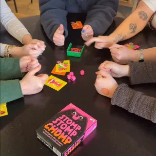 the kind of game the family can play again (and again!) 

#familygames #stompstompchomp