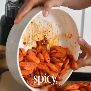 Day 19: Everyday Nourishment Series - Harissa roasted carrots + whipped feta 🥕✨ Recipe below 👇🏼

Serves 6-8

Roasted carrots
12 carrots, peeled + cut on the diagonal
1 tsp paprika
1 tsp cumin
1 tsp sa