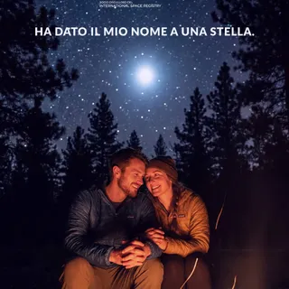 Pensavo fosse solo un regalo…⁠
ma ha scritto il mio nome nel cielo. ✨⁠
Ci sono sorprese che durano per sempre.⁠
⁠
⁠
#RegalaUnaStella #AmoreEterno #RegaloRomantico⁠
#StellaPersonale #Coppia #AmoreUnico