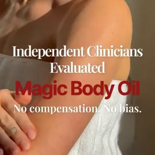 Magic Body Oil is not positioned as a conventional body care formulation, but as a composition developed with a considered focus on skin barrier function, formulation integrity, and clinically observe