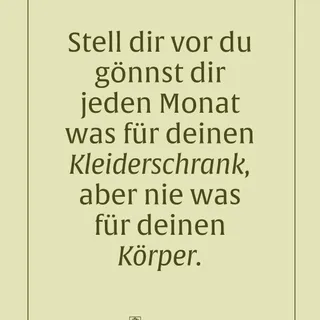Wann hast du zuletzt wirklich in dich investiert? 👀