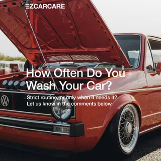 There’s no one right way to do it.

Some stick to a strict routine, keeping their car consistently clean, protected, and ready at all times.

Others? Only when it starts to show.

Both get the job don