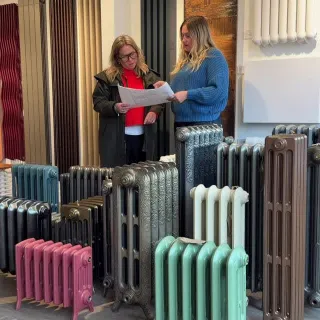 ad @theradiatorcentre making our life a lot easier this renovation guiding us through the process of calculating and choosing the right radiators. They can match most colours and we are going to have 