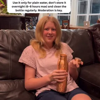 Is copper water safe for children?
Yes,when used correctly and in moderation. Copper has natural antibacterial properties that help keep water clean and fresh, which is why it has been used traditiona