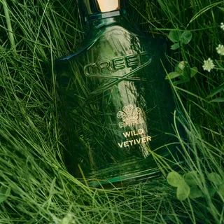 The House of Creed’s exceptional noble vetiver anchors Wild Vetiver with a verdant, woody depth. Creed partners with a supplier who has been producing vetiver oil since the 60s and works hand in hand 