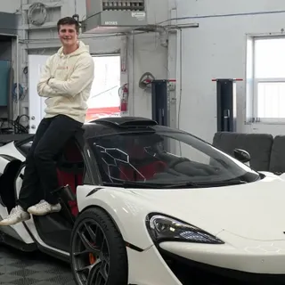 @jake.schnatter McLaren door panel upholstery🏎️
.
.
.
We use OEM alcantara materials to ensure an OEM finish‼️
.
.
.
#carsofinstagram #mclaren #custom #upholstery