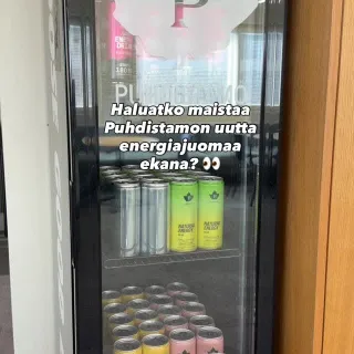 UUTUUS | Maista ennen muita! 🔥

Meiltä tulee kohta uusi energiajuoma. Jos haluut olla yks 500 ekasta, joka pääsee maistamaan sitä ja kuvaamaan oman reaktion someen, käy osallistumassa meidän verkkosiv