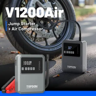 Winter problems rarely show up one at a time. V1200Air handles dead batteries and low tires in one compact tool—so you’re back on the road fast.

#topdon #moto #motorcycle #advrider #sxs