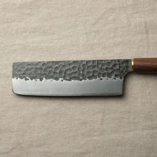 Our walnut Nakiri - the knife that vegetables fear.