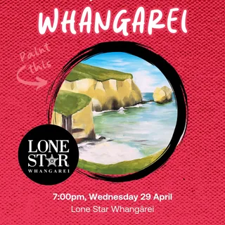 Whangārei, it's art time! Join us on Wednesday 29 April for a creative night out where we'll paint Dunedin's Tunnel beach, and learn simple landscape painting tricks.

Our artists make our events supe