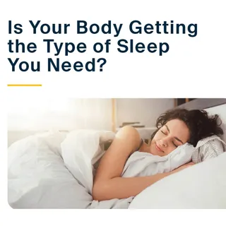 💤 Many people assume that feeling tired means they need more sleep, when the real barrier may be getting into the type of sleep that actually restores.

Research shows that the quality of sleep—not ju