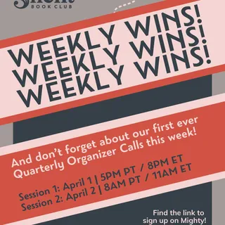 It’s Weekly Wins time! Here’s what our organizers have been up to!

And don’t forget to sign up for our first ever Organizer Calls this week - we’ll be covering important updates, offering helpful res